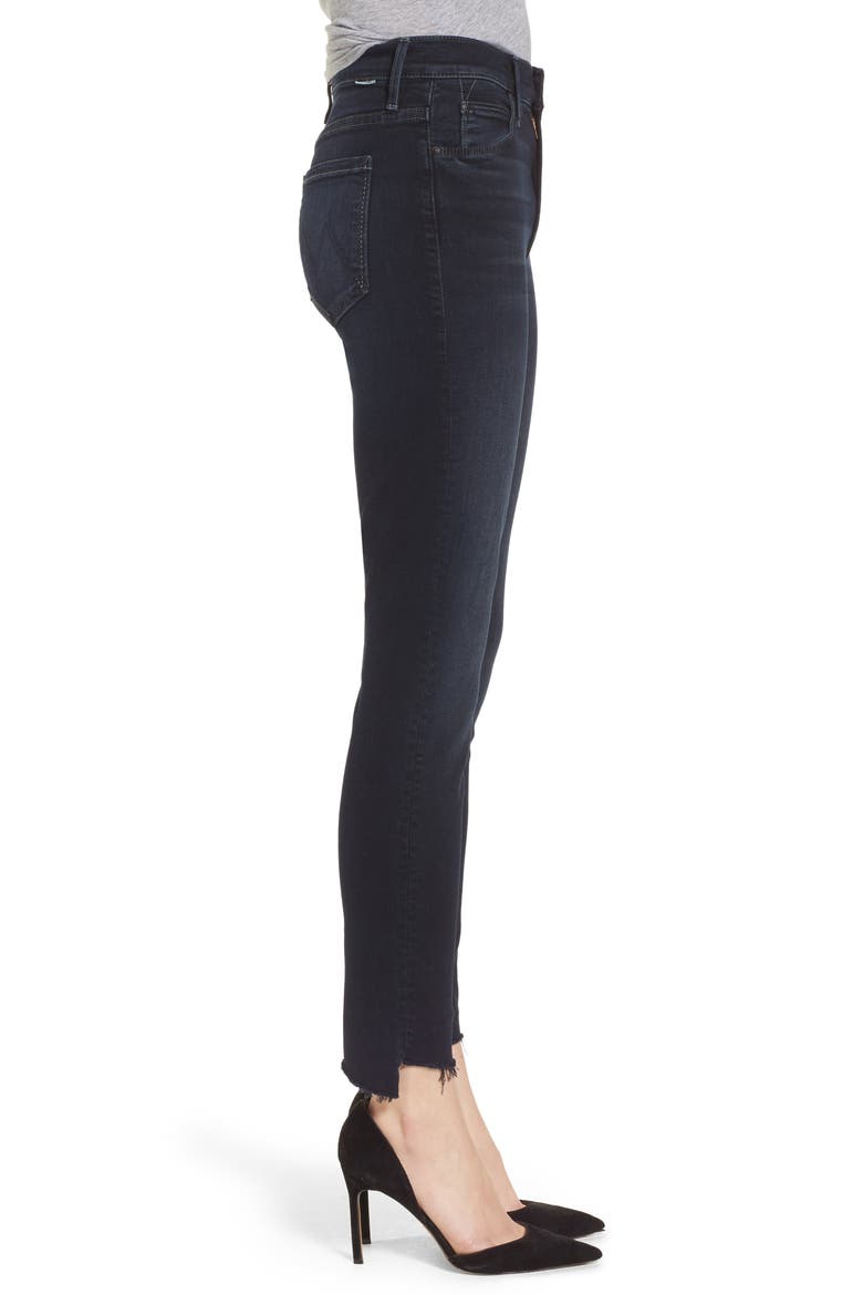 The Stunner High Waist Fray Ankle Skinny Jeans, Alternate, color, LAST CALL