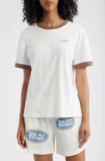 THE MAYFAIR GROUP You Are Enough Cotton Ringer T-Shirt