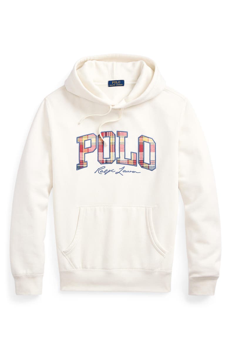 Polo Ralph Lauren Logo Appliqué Hoodie, Alternate, color, Nevis