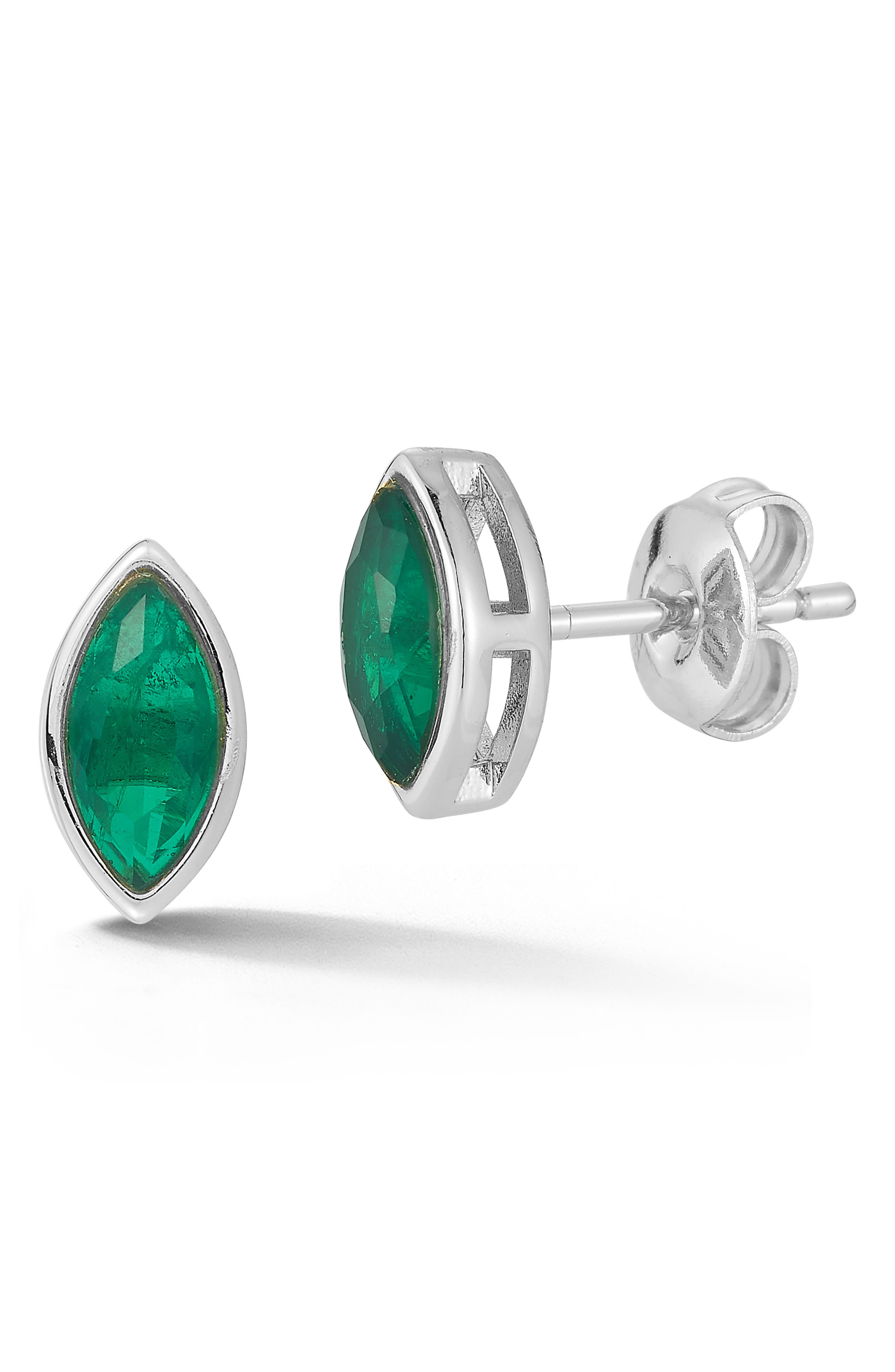 Marquise Cubic Zirconia Stud Earrings