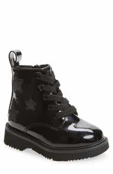 Kids' Valor Star Faux Leather Combat Boot