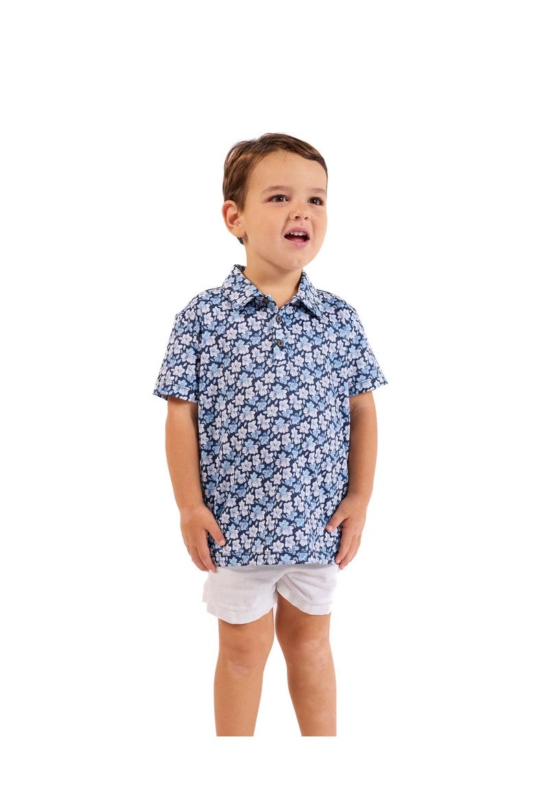 The Azaleas - Navy Boys Golf Polo, Alternate, color, Navy