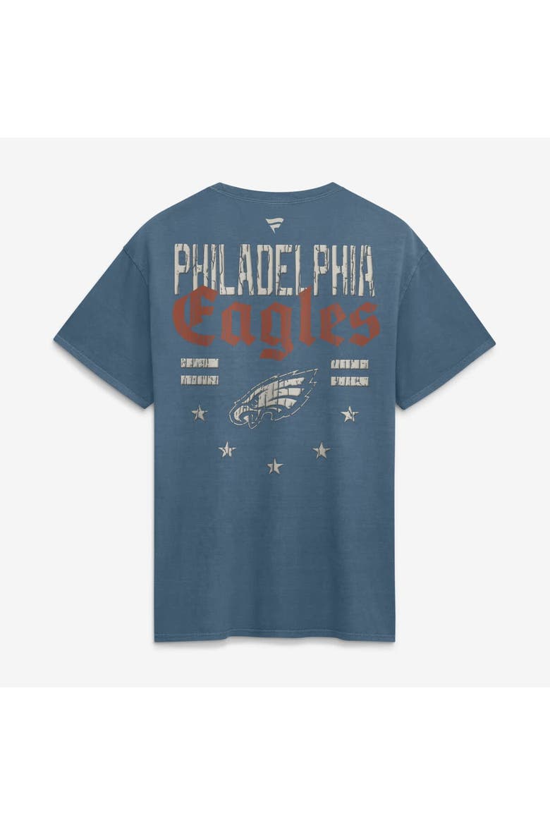 Men's Fanatics  Blue Philadelphia Eagles Washed Americana T-Shirt, Alternate, color, Blue