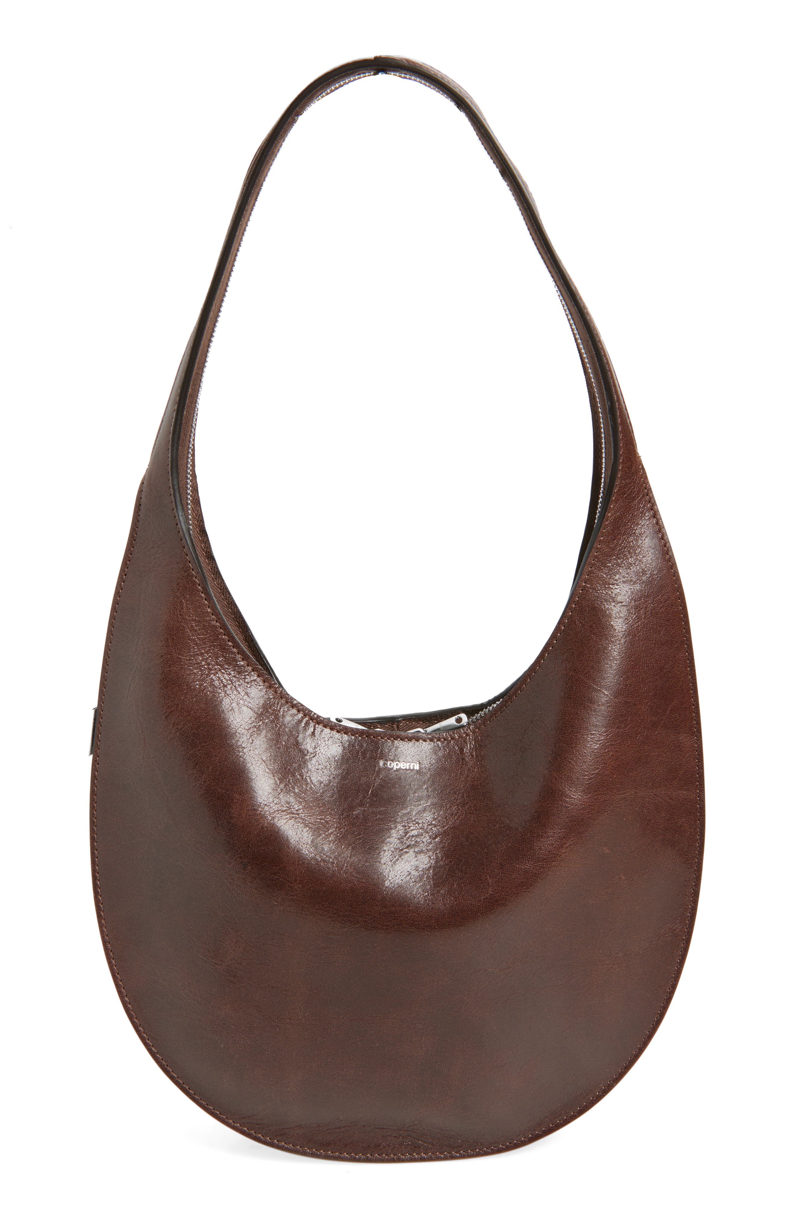 Coperni Medium Soft Swipe Shoulder Bag, Main, color, Brown