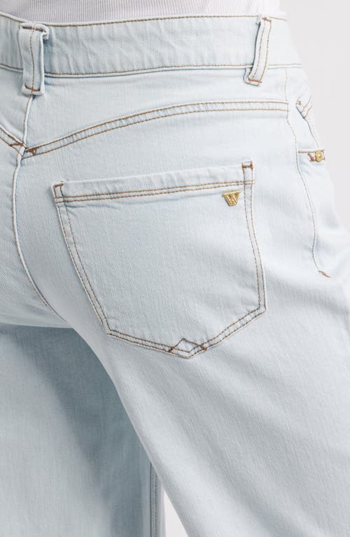 Wit & Wisdom Sam 'ab'solution High Waist Wide Leg Jeans In Blue