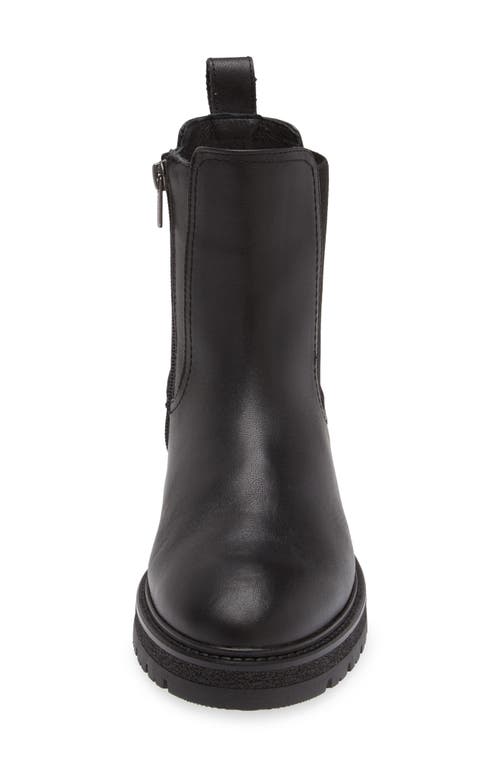 Naot Main Platform Bootie In Black Leather