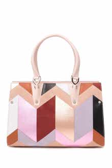 Longchamp Paris Leather Satchel