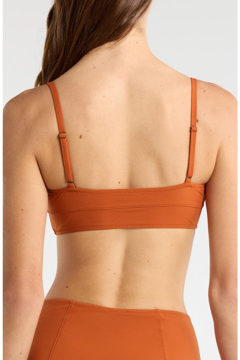 Zahara Bra Cup Bikini Top, Alternate, color, SIENNA