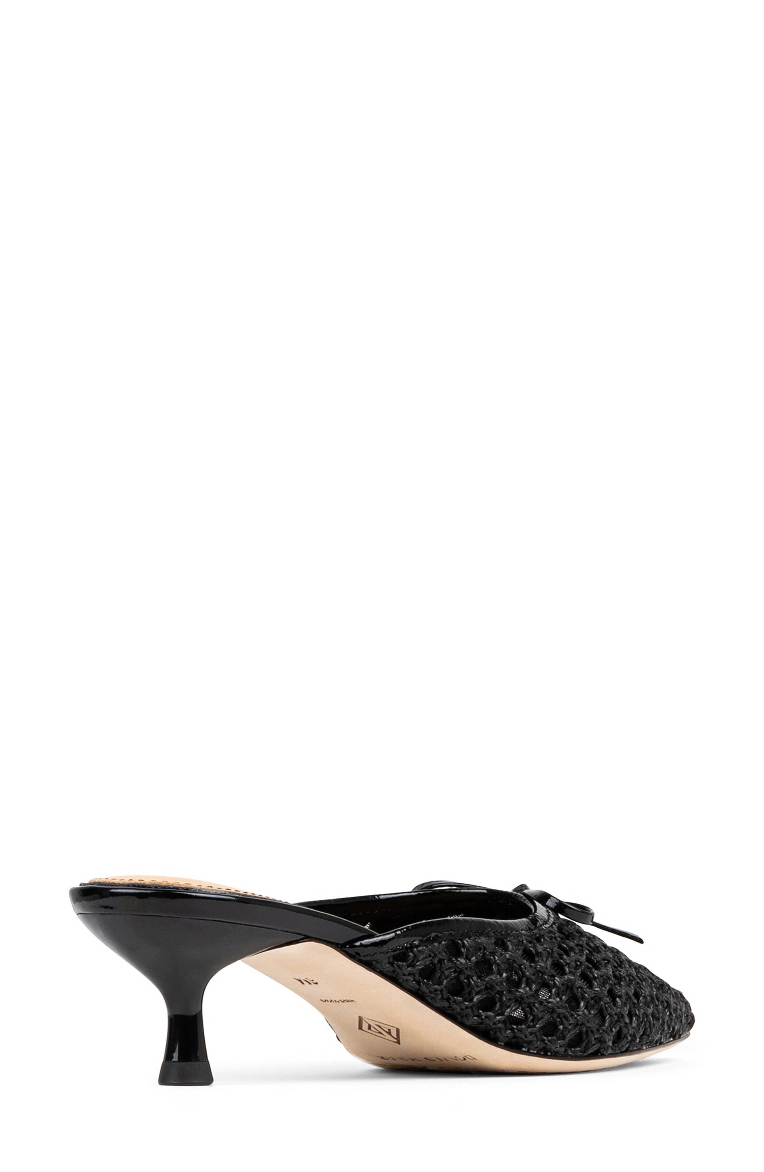 Donald Pliner Soel Woven Raffia Bow Mule, Alternate, color, 