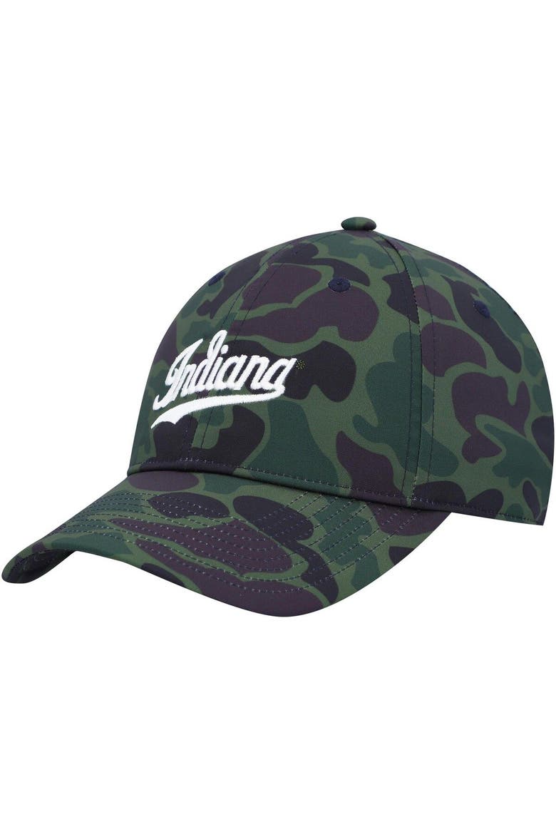 Men's adidas Camo Indiana Hoosiers Military Appreciation Slouch Primegreen Adjustable Hat, Main, color, Camo