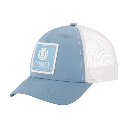 Element 6-panel Mesh Back Cap With Curved Brim In Blue