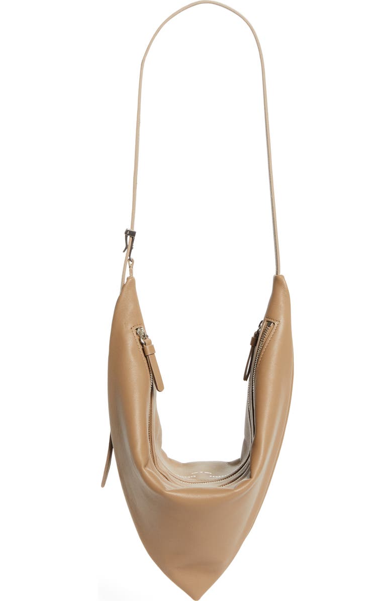 Proenza Schouler Tetra Leather Shoulder Bag, Alternate, color, Cumin