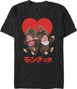 Monchhichi Men's Monchhichi Cutest Duo Ever Photo  Graphic T-Shirt