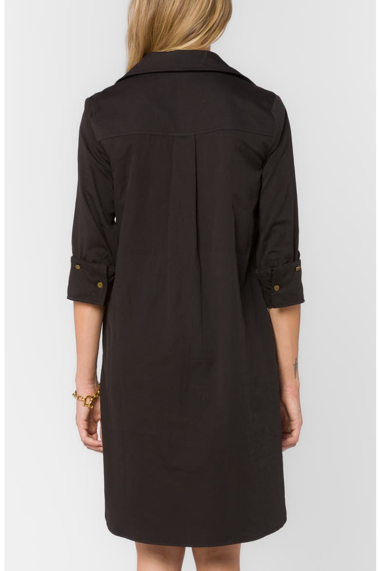 Morrigan Relaxed Fit Shirtdress, Alternate, color, BLACK