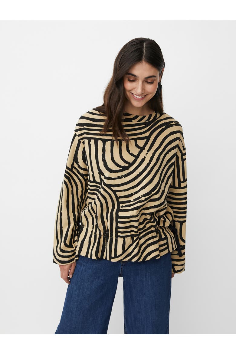 MaBidia Long Sleeve Jersey Top, Main, color, Travertine