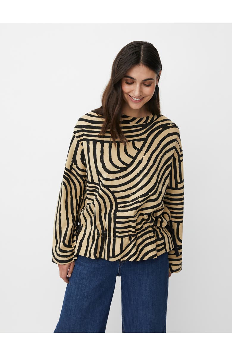 Masai Copenhagen MaBidia Long Sleeve Jersey Top, Main, color, Travertine