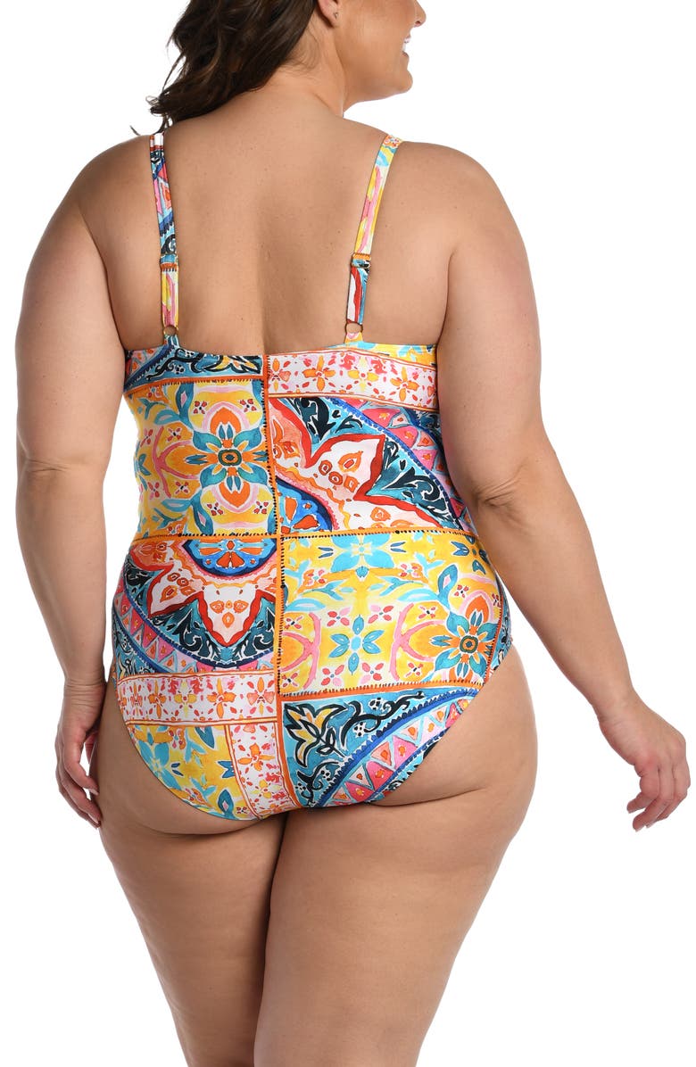La Blanca Soleil One-Piece Swimsuit, Alternate, color,