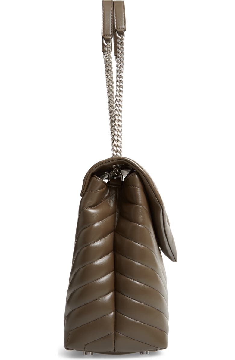 Saint Laurent Large LouLou Matelassé Leather Shoulder Bag, Alternate, color,