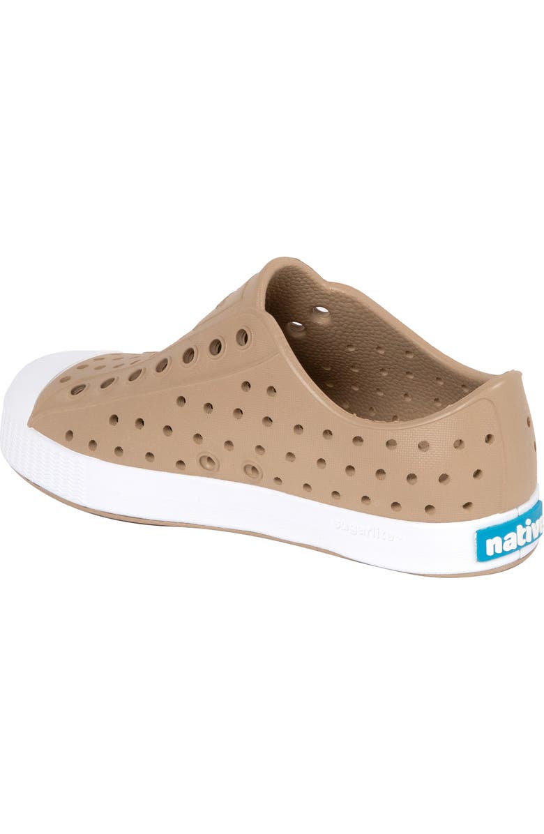 Native Shoes Kids' Jefferson Water Friendly Slip-On Sneaker, Alternate, color, Flax Tan/ Shell White