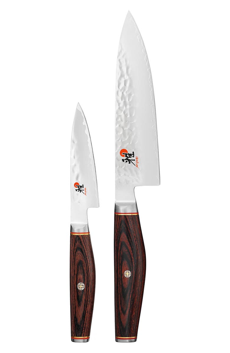 MIYABI Aristan 2-Piece Knife Set, Main, color, Silver