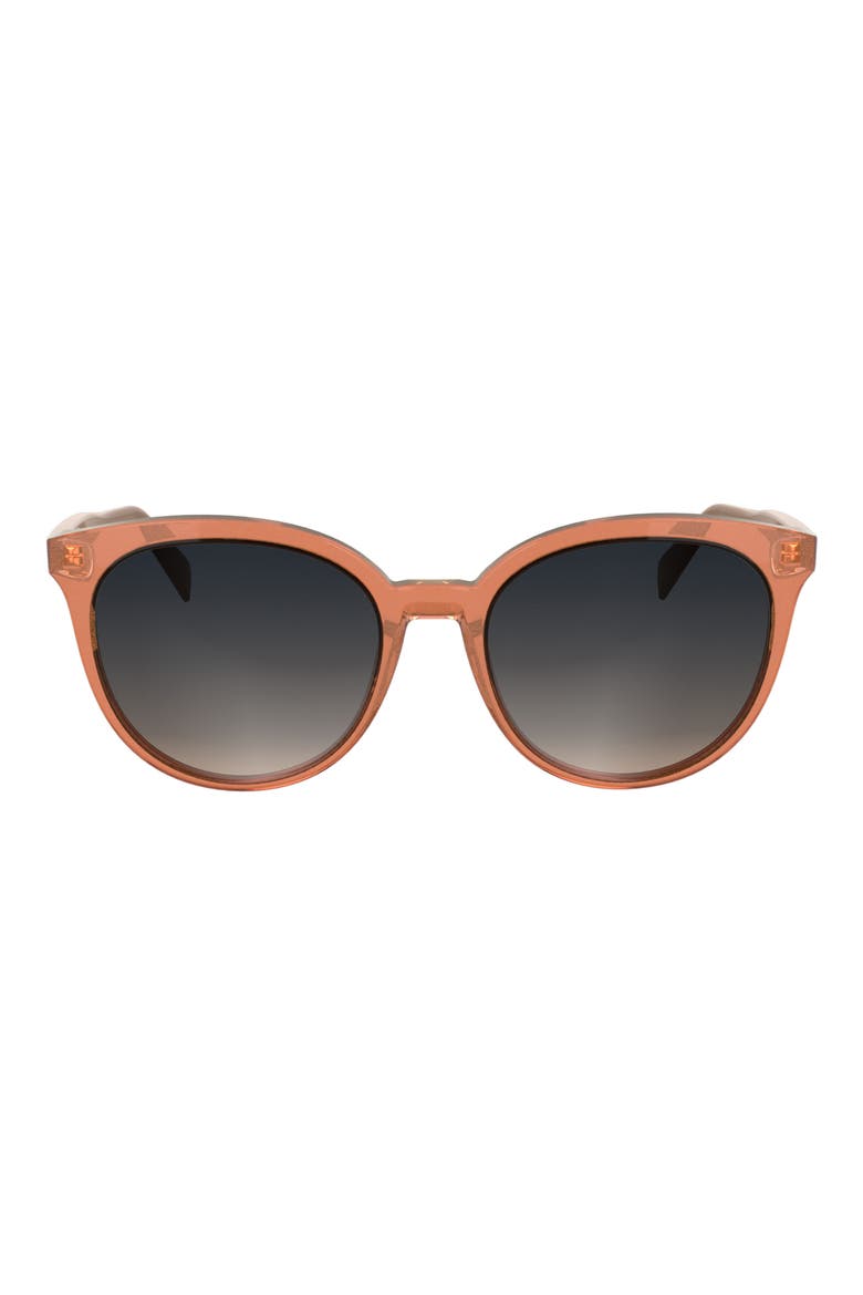 Heritage 55mm Gradient Round Sunglasses, Main, color, ORANGE