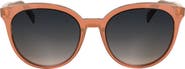 Longchamp Heritage 55mm Gradient Round Sunglasses