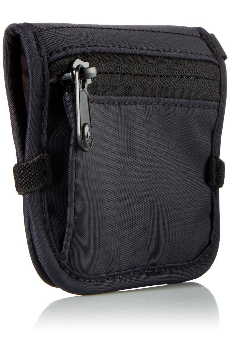 PACSAFE RFIDsafe V50 Anti Theft RFID Blocking Compact Wallet Black, Alternate, color, Black