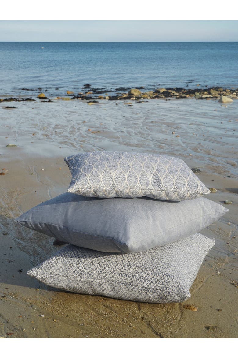 Coastal Breeze Indoor Outdoor Pillow, Alternate, color, Indigo