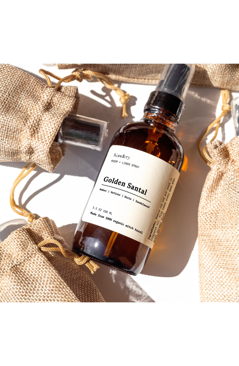 Kandlery Santal Life Amber Sandalwood Natural Room Linen Spray, Alternate, color, Amber