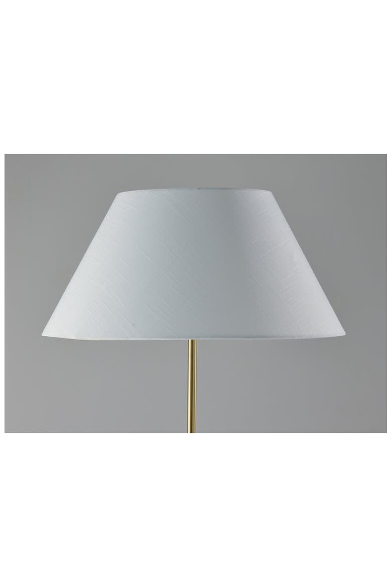 Harvey Floor Lamp, Alternate, color, BLACK W/ BRASS ACCENTS