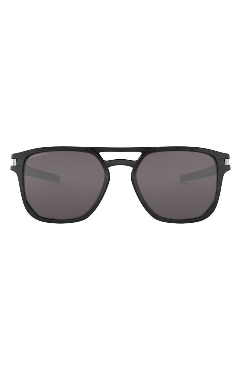 Oakley Prizm<sup>™</sup> Latch<sup>™</sup> Beta 54mm Square Sunglasses, Main, color, Black