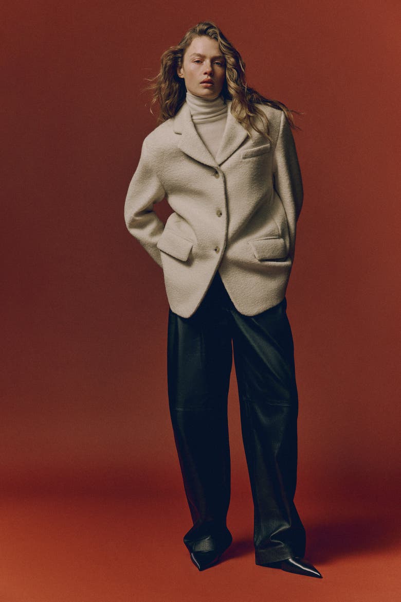 Single-breasted Blazer, Alternate, color, Light beige