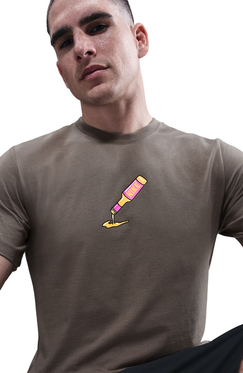 Nike Sportswear Cotton Graphic T-Shirt, Alternate, color, 289 Cave Stone