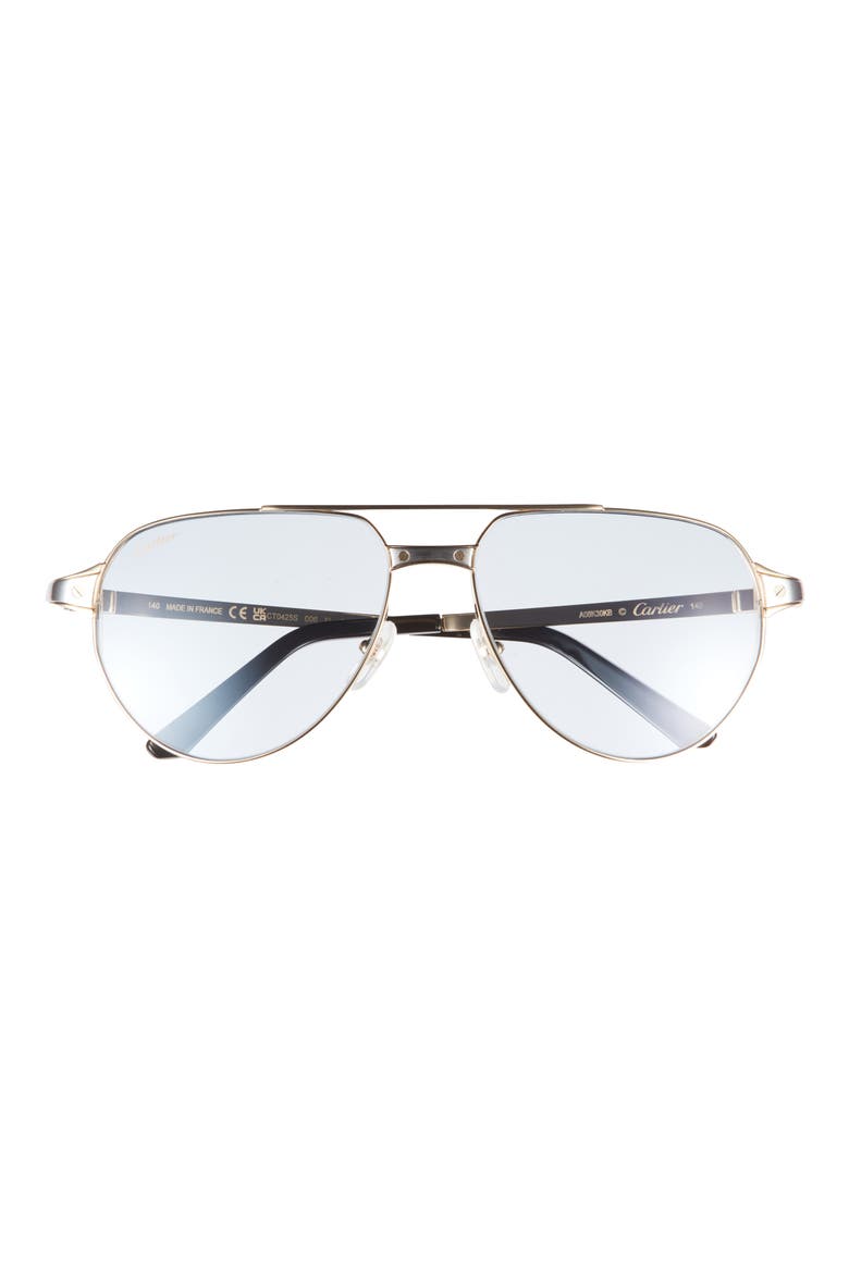 59mm Aviator Reading Glasses, Main, color, GOLD