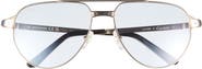 Cartier 59mm Aviator Reading Glasses