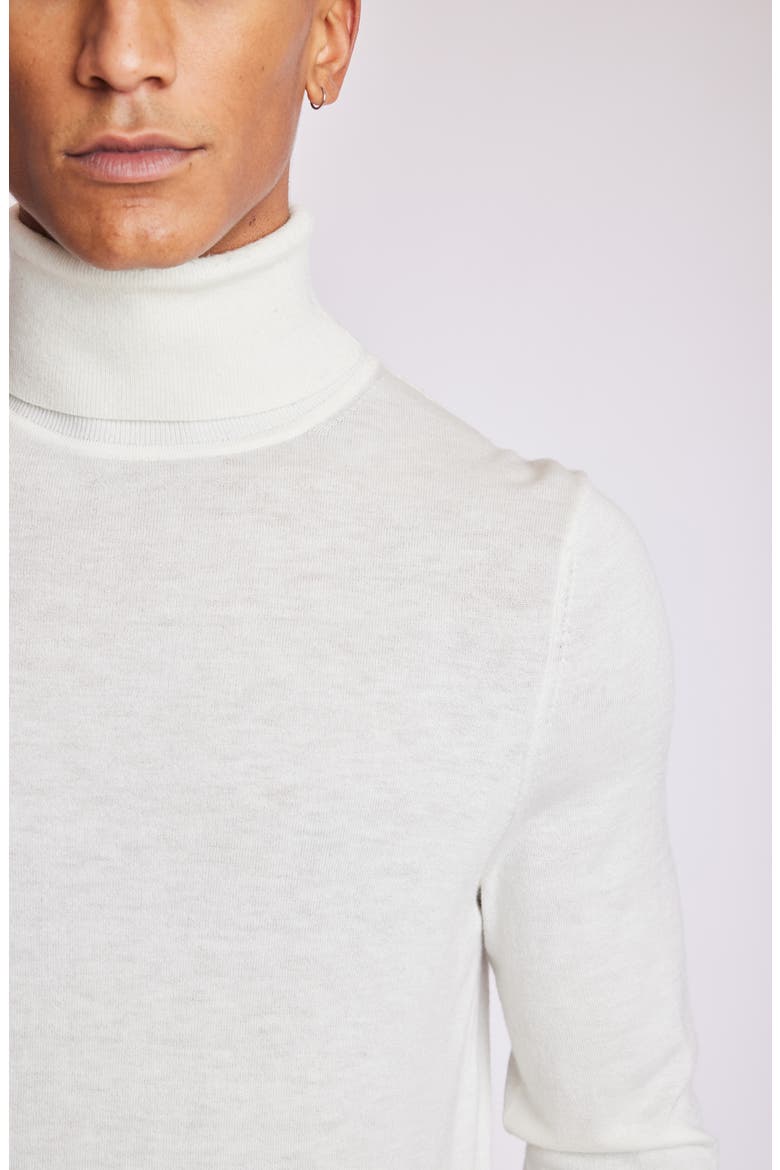 Fine Gauge Turtleneck Sweater, Alternate, color, IVORY