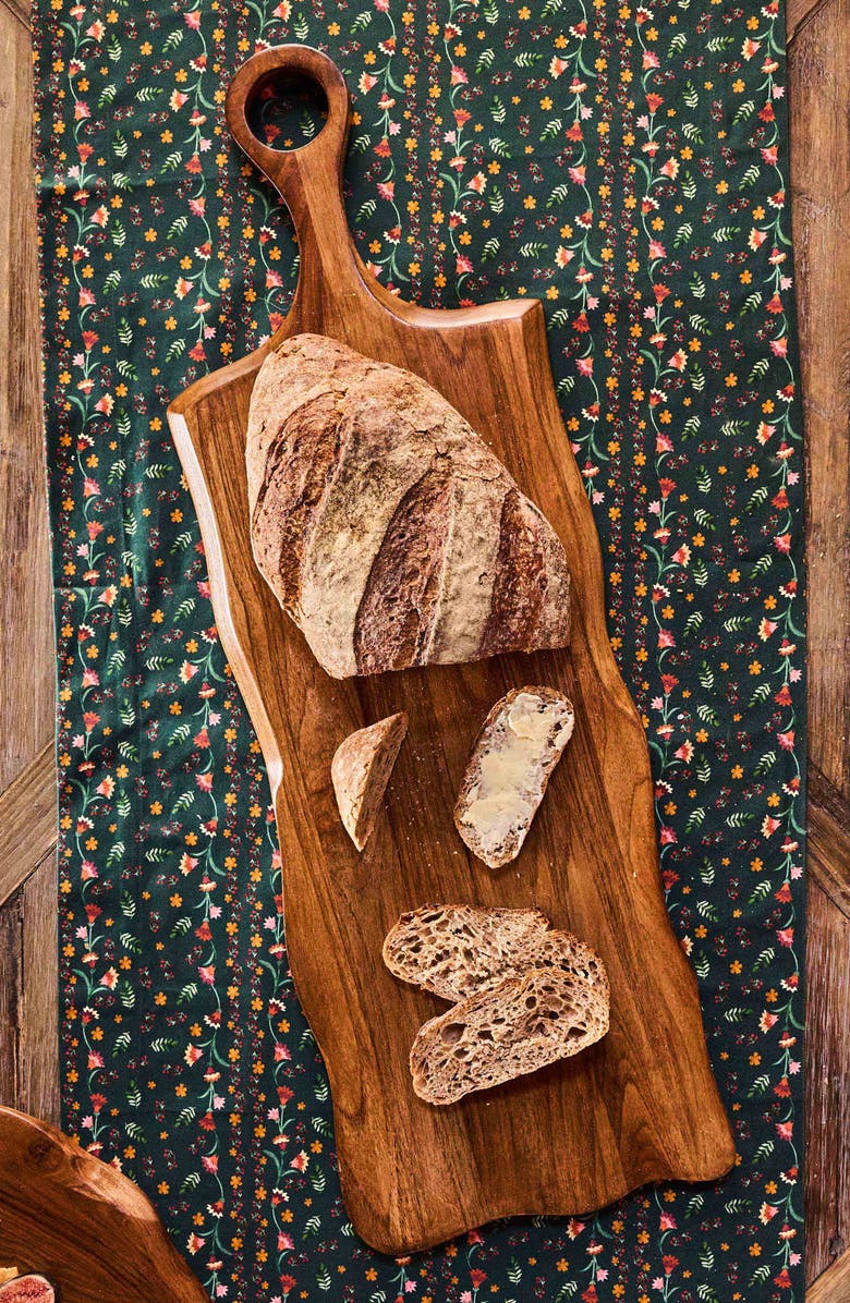 Juliska Puro Long Teak Serving Board, Alternate, color, Brown