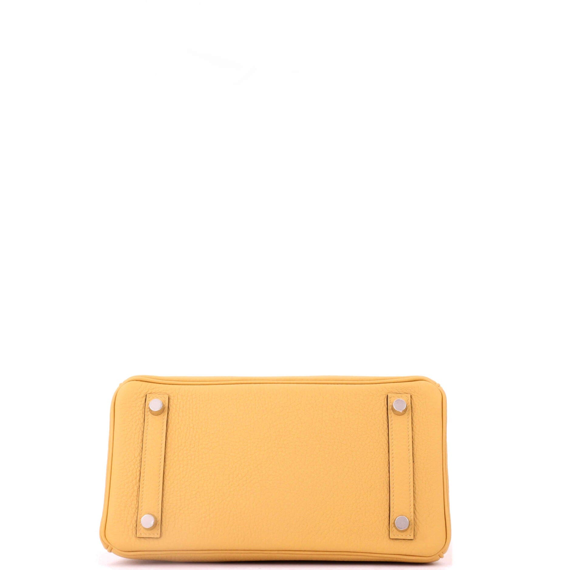Birkin Handbag Yellow Togo with Palladium Hardware 25, Alternate, color, Yellow