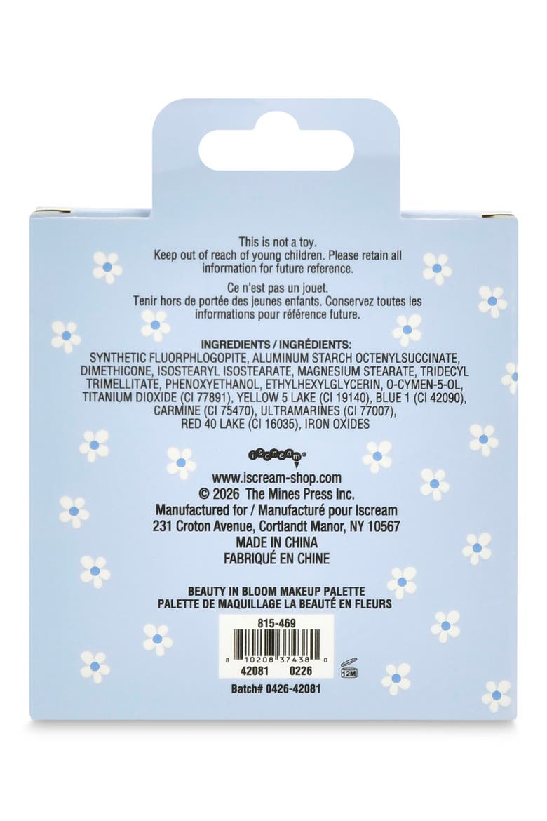 Kids' Beauty in Bloom Eyeshadow Palette, Alternate, color, MULTI