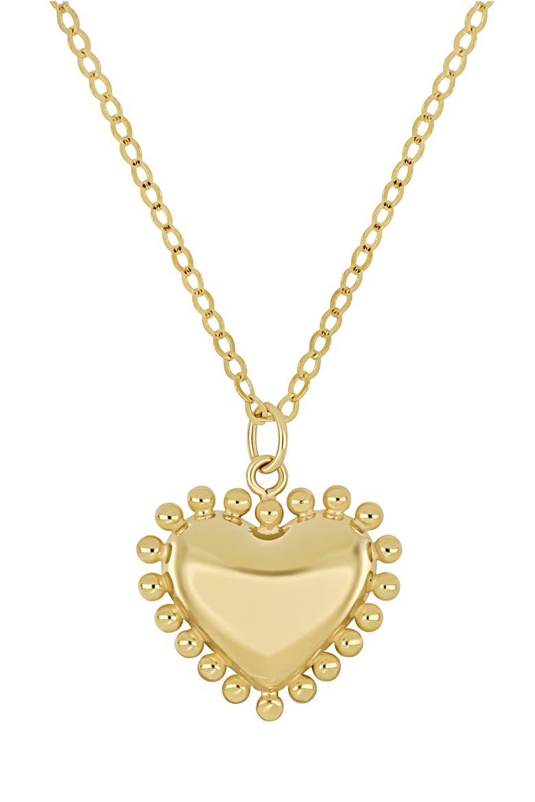 14K Gold Pendant Necklace, Main, color, 14KY