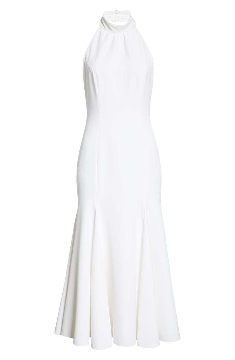 Milly Penelope Halter Neck Cady Dress, Alternate, color, 