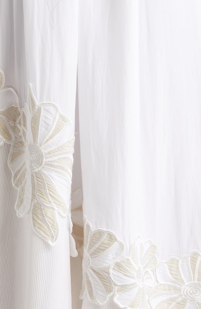 Ramy Brook Eleah Mixed Media Floral Embroidery Detail Dress, Alternate, color, 