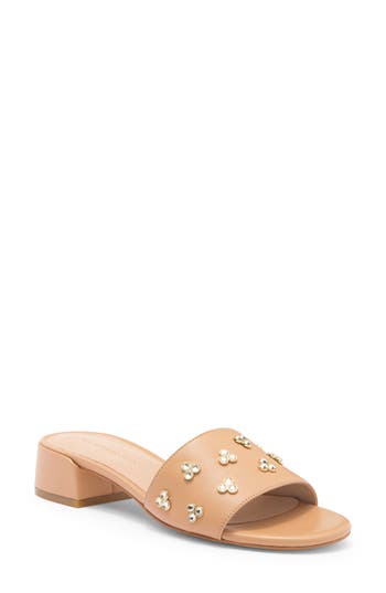 Stuart Weitzman Tammy Crystal Slide Sandal