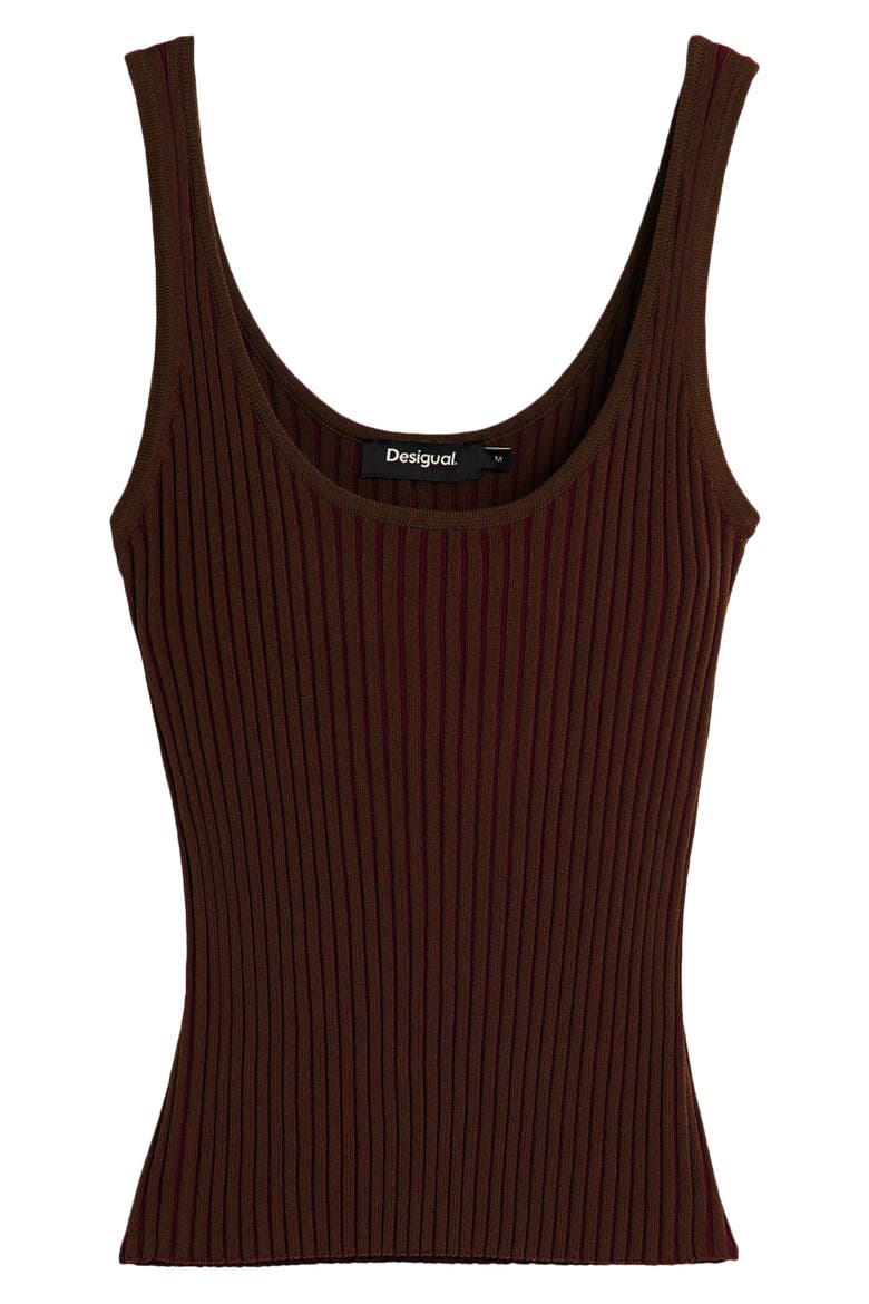 Rib Tank, Alternate, color, BROWN