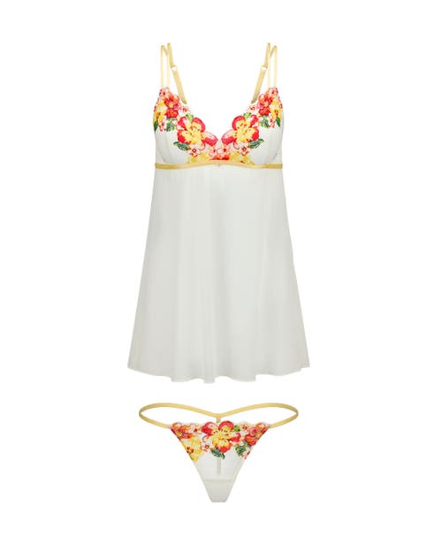 Adore Me Babette Babydoll & G-string Set Lingerie