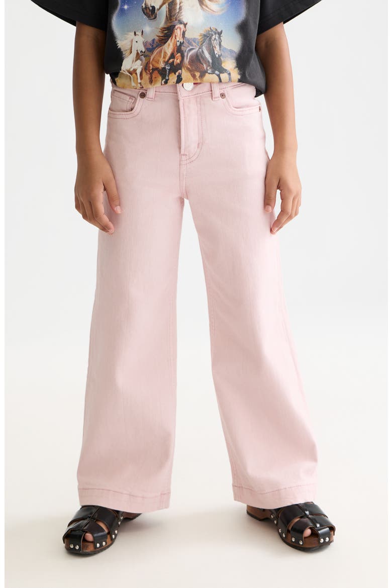 Kids' The Wave Wide Leg Jeans, Alternate, color, LILAC SNOW