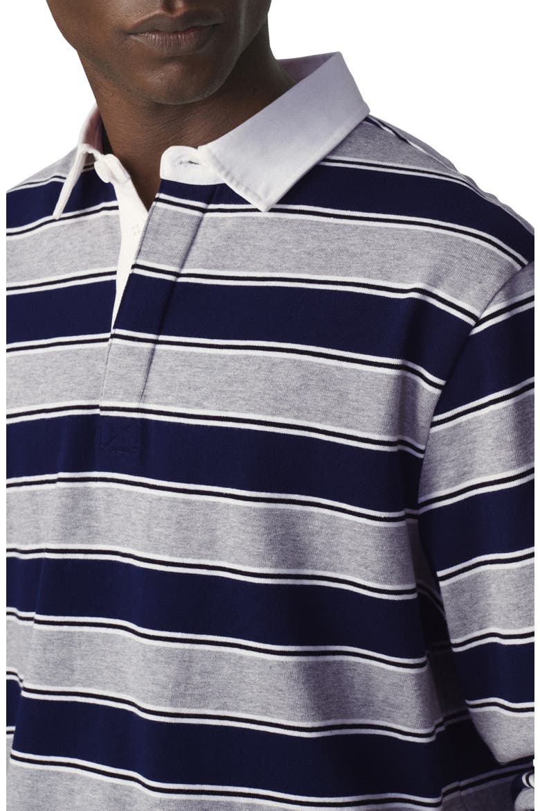 Stripe Rugby Shirt, Alternate, color, PEACOAT MULTI