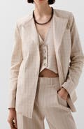 Scalpers Stripes Check Blazer