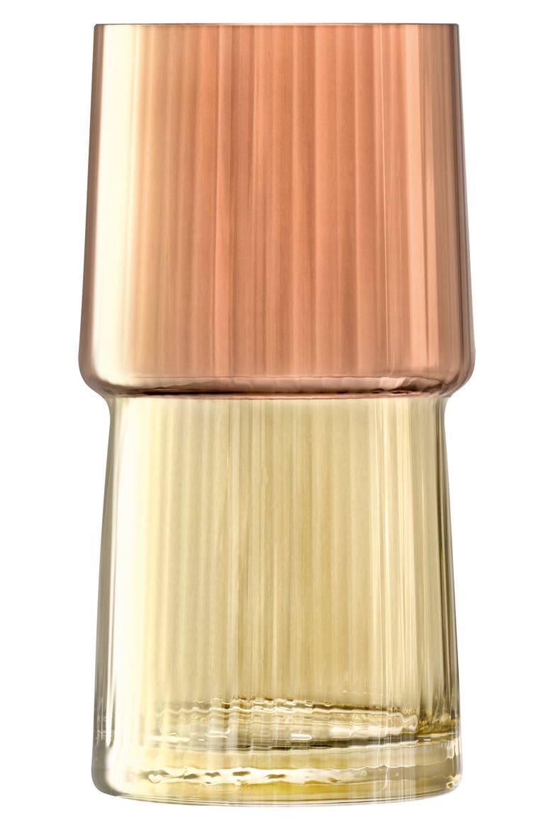 Gems Glass Vase, Main, color, AMBER/ORANGE