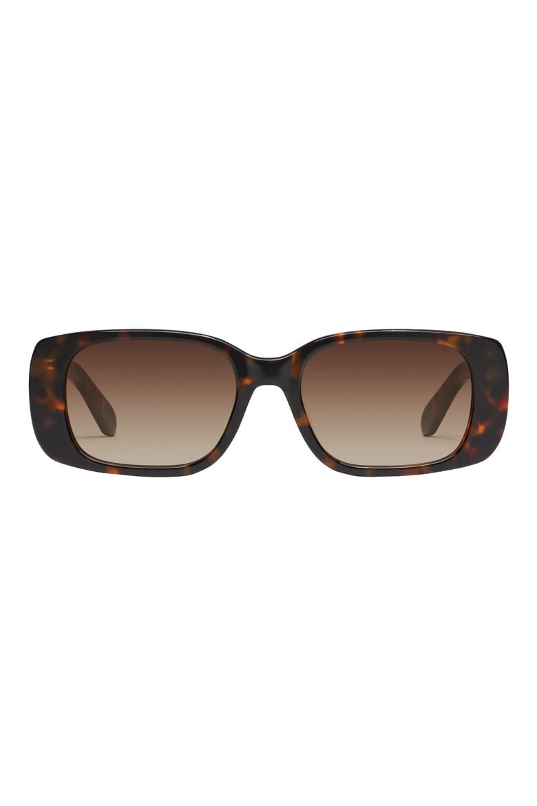 Karma 53mm Gradient Square Sunglasses, Main, color, NEUTRAL TORT / BROWN